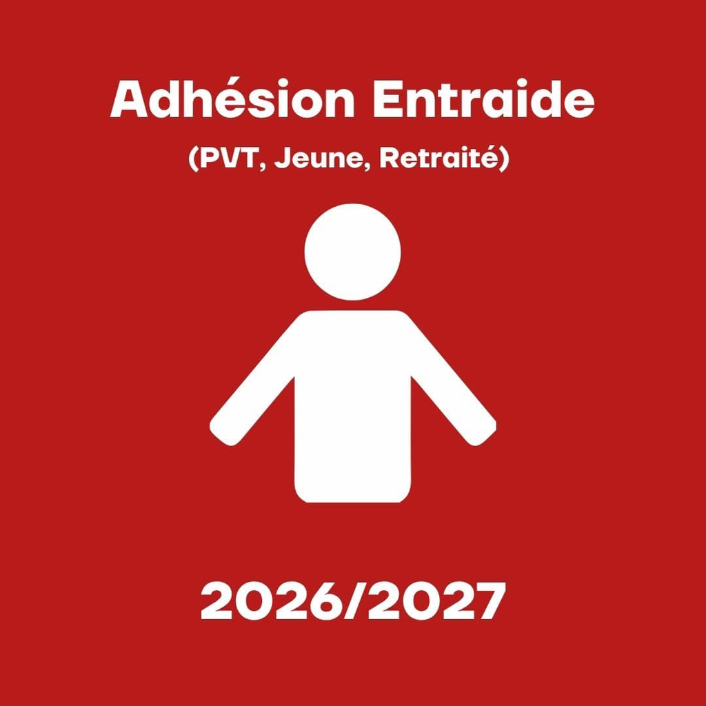 Adhésion Entraide (PVT/Jeune/Retraité) - 26/27
