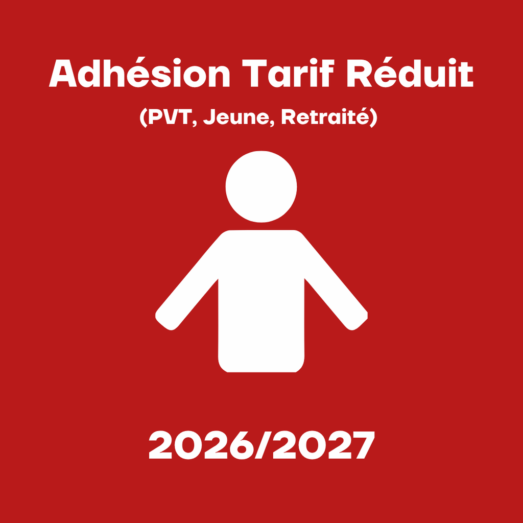 Adhésion Tarif Réduit (PVT/Jeune/Retraité) - 26/27